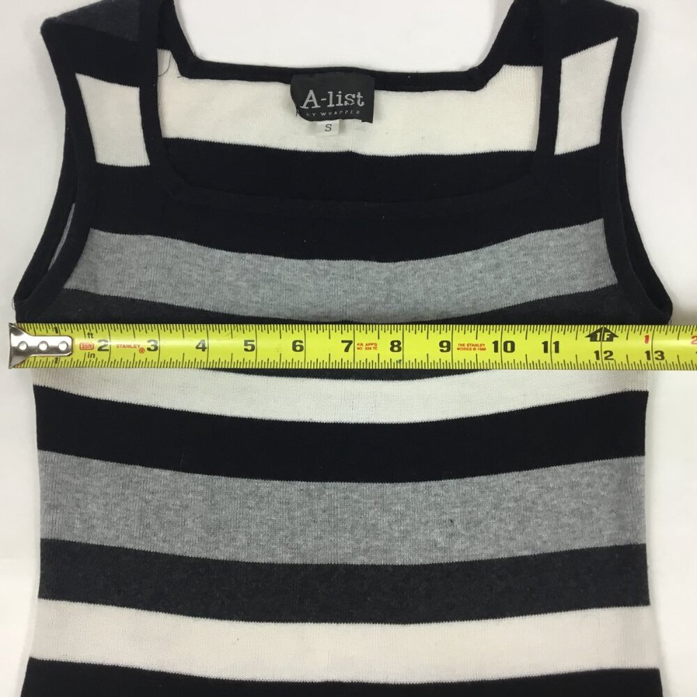 (PO) A-list; Blk, Wht & Gray Tank Top - Picture 6 of 12